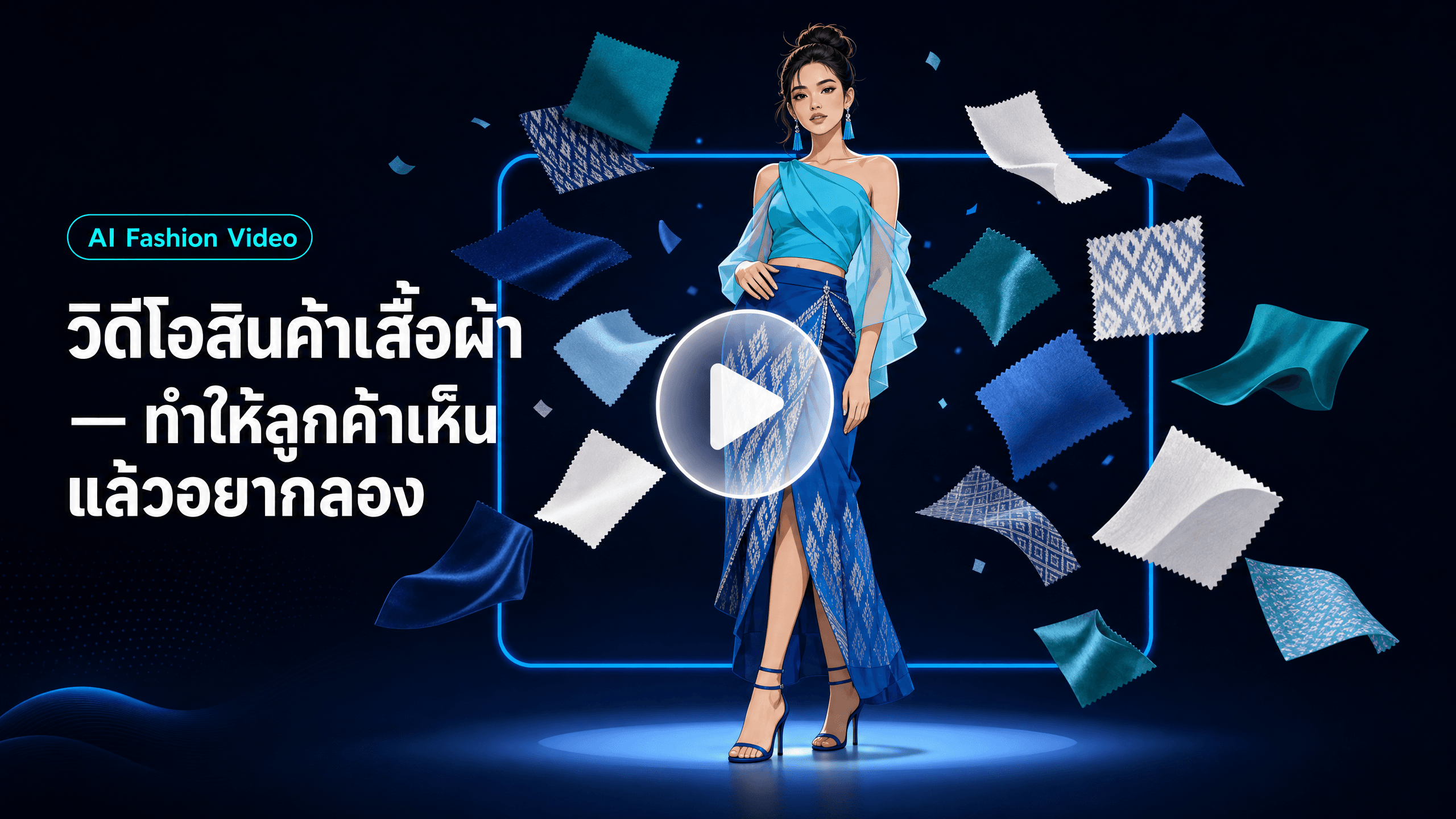วิดีโอสินค้าเสื้อผ้า-แฟชั่น: เทคนิคที่ทำให้ลูกค้าเห็นแล้วอยากลอง