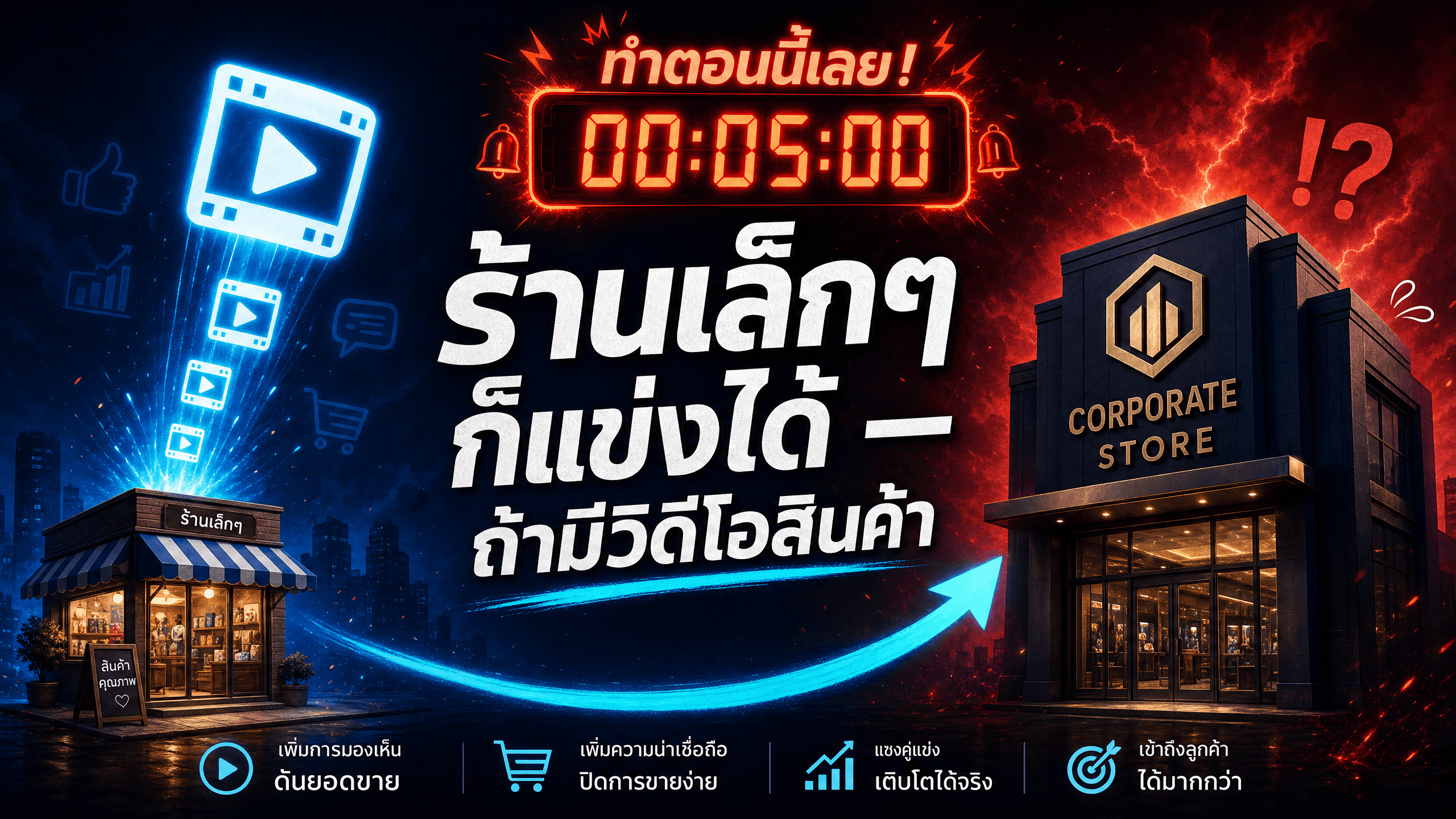 ทำไมร้านเล็กๆ ถึงต้องมีวิดีโอสินค้าตอนนี้ ไม่ใช่ปีหน้า